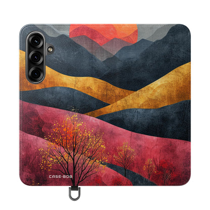 Sunset Hills - Samsung S25+ Case - Wallet