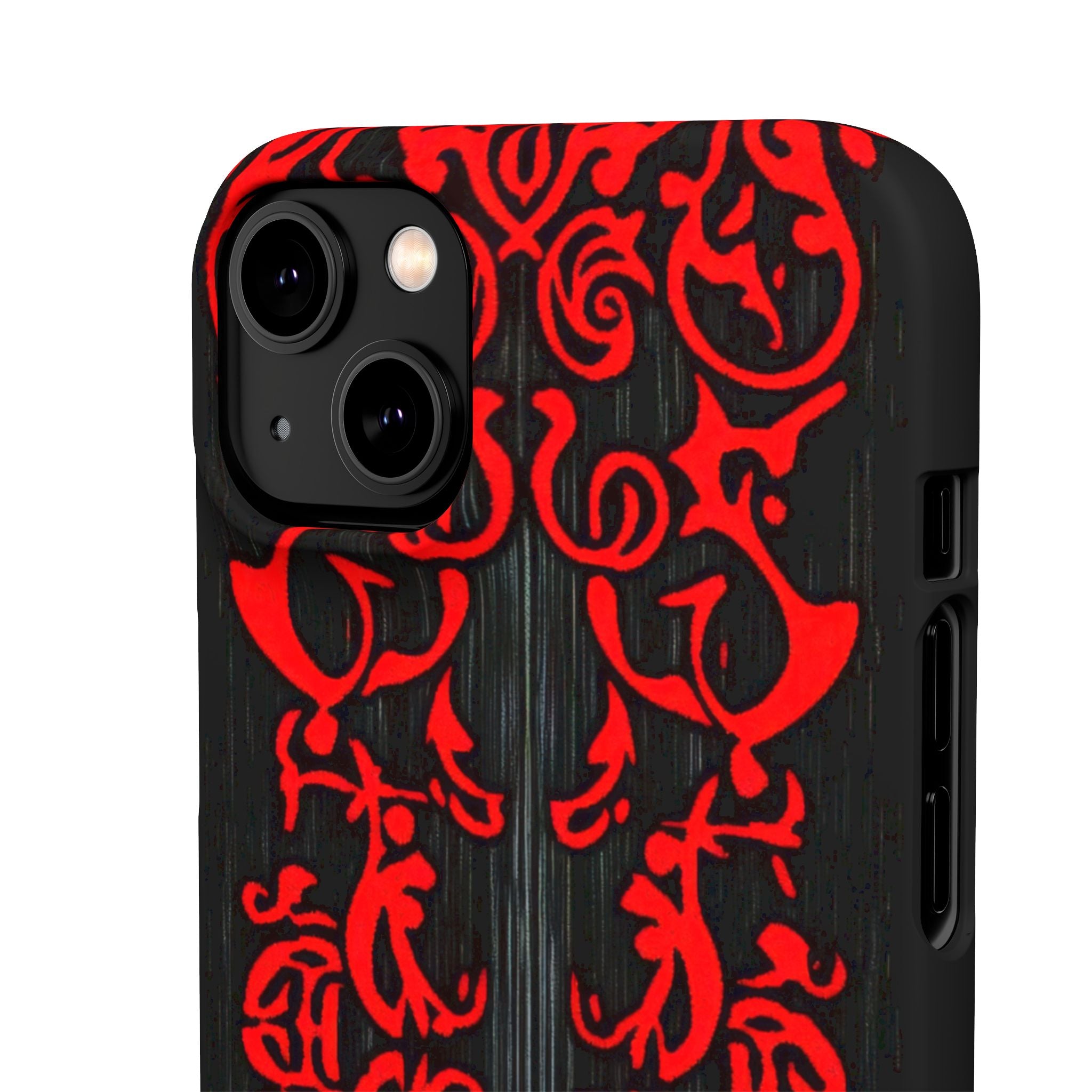 Gothic Crimson Symmetry iPhone 14 - Slim Phone Case