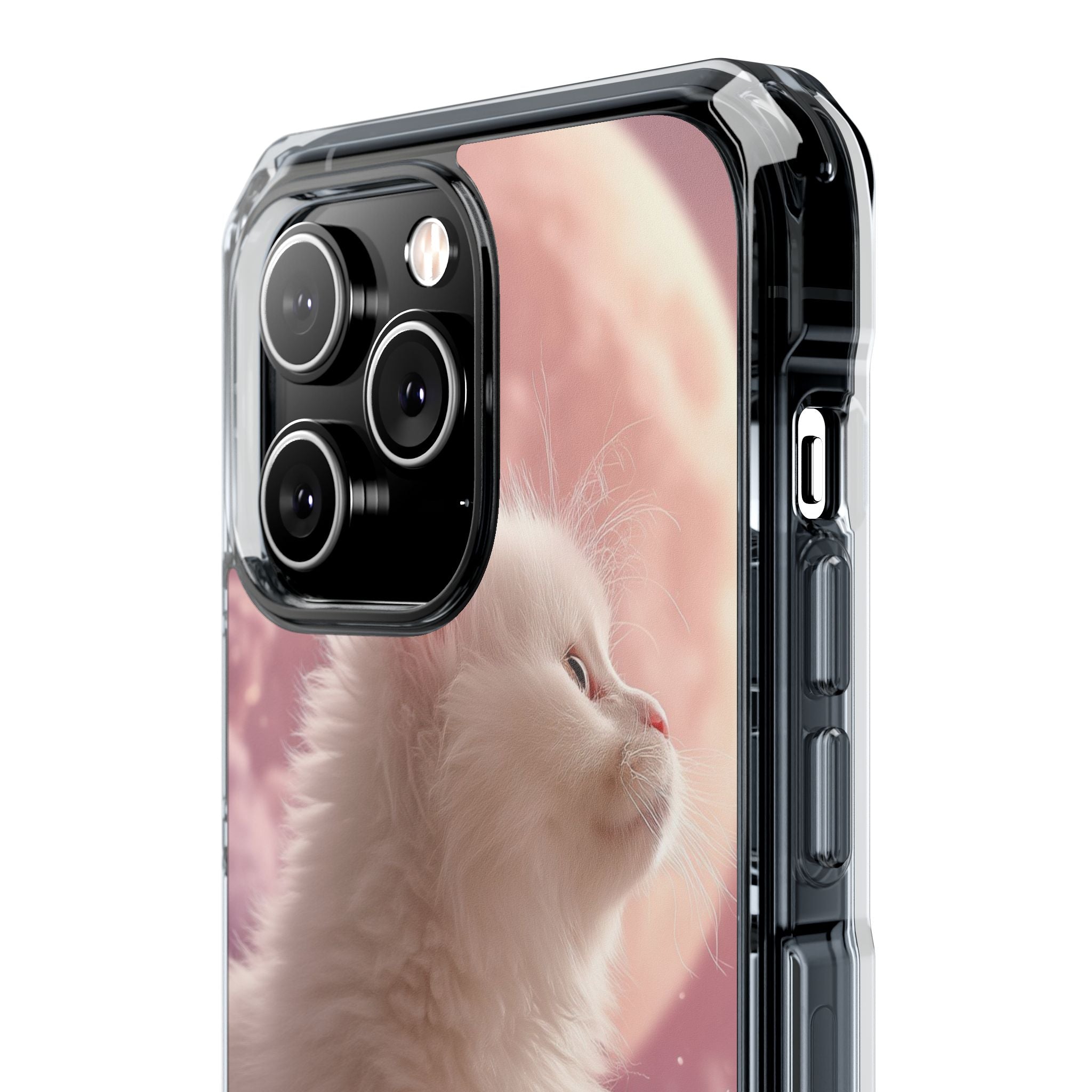 Lunar Cat Soars iPhone Case - Impact
