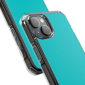 Dark Turquoise | Phone Case for iPhone (Clear Impact Case - Magnetic)