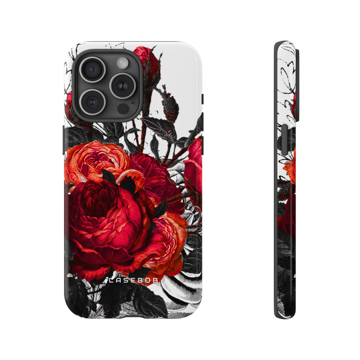 Serarose Gothic Flower - Protective Phone Case