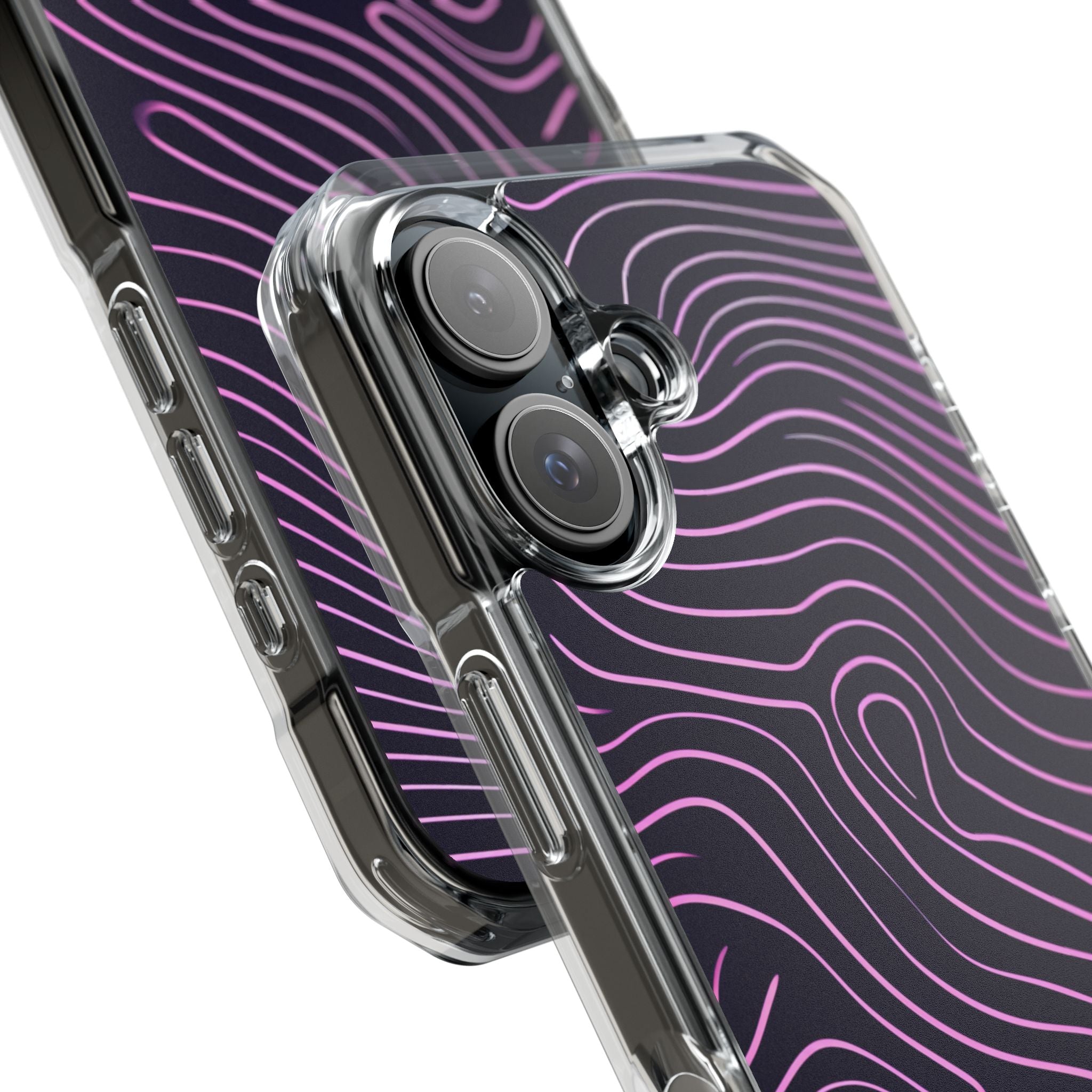 Contour Waveflow iPhone 16 - Clear Impact Phone Case