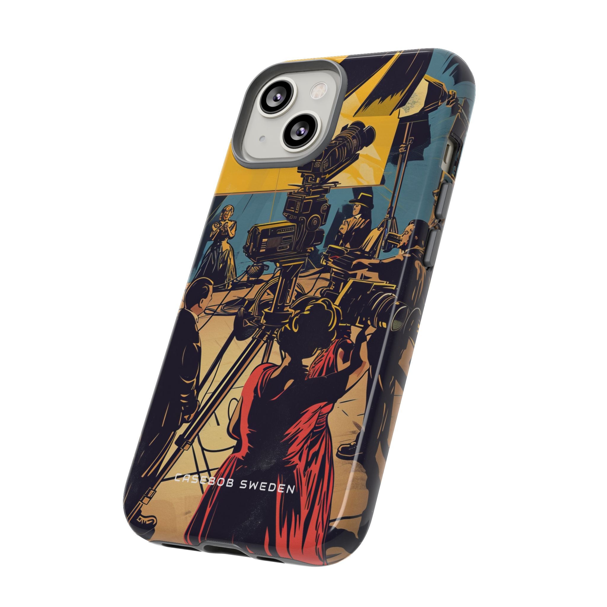 Golden Era Cinematic Spotlight iPhone 14 - Tough Phone Case