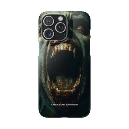 Gothic Wail of Decay iPhone 15 - Slim Phone Case