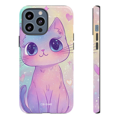 Sparkling Cat Smiles - iPhone Case