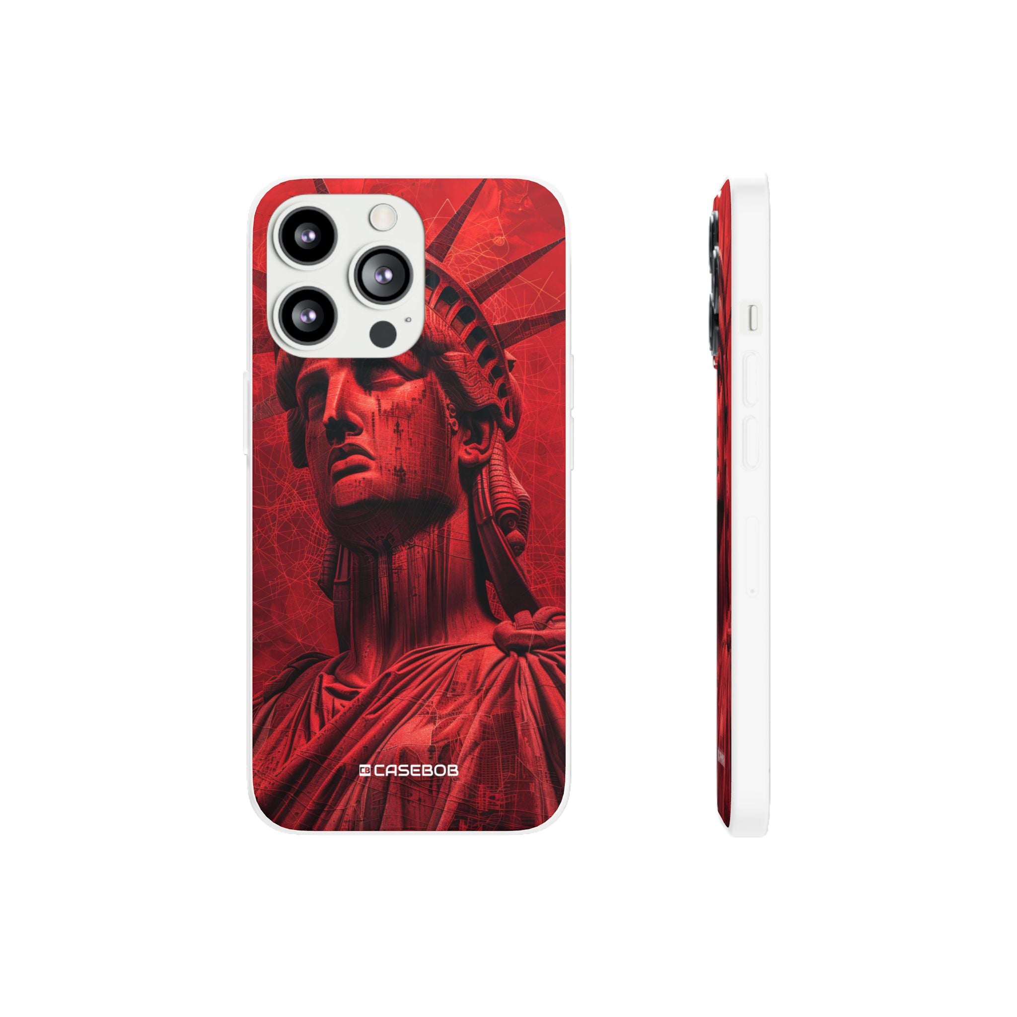 Red Liberty Revolution | Flexible Phone Case for iPhone