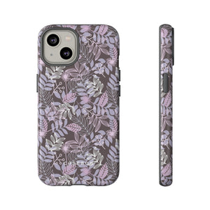 Dark Purple Leaf - Protective Phone Case