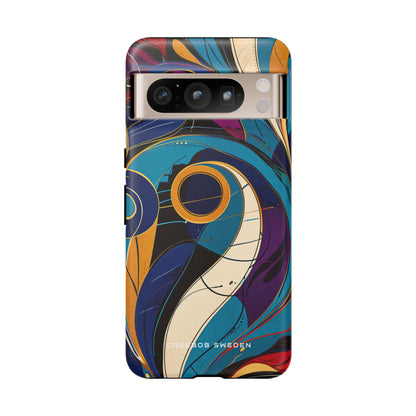 Vintage Vortex Harmony Google Pixel 8 - Tough Phone Case