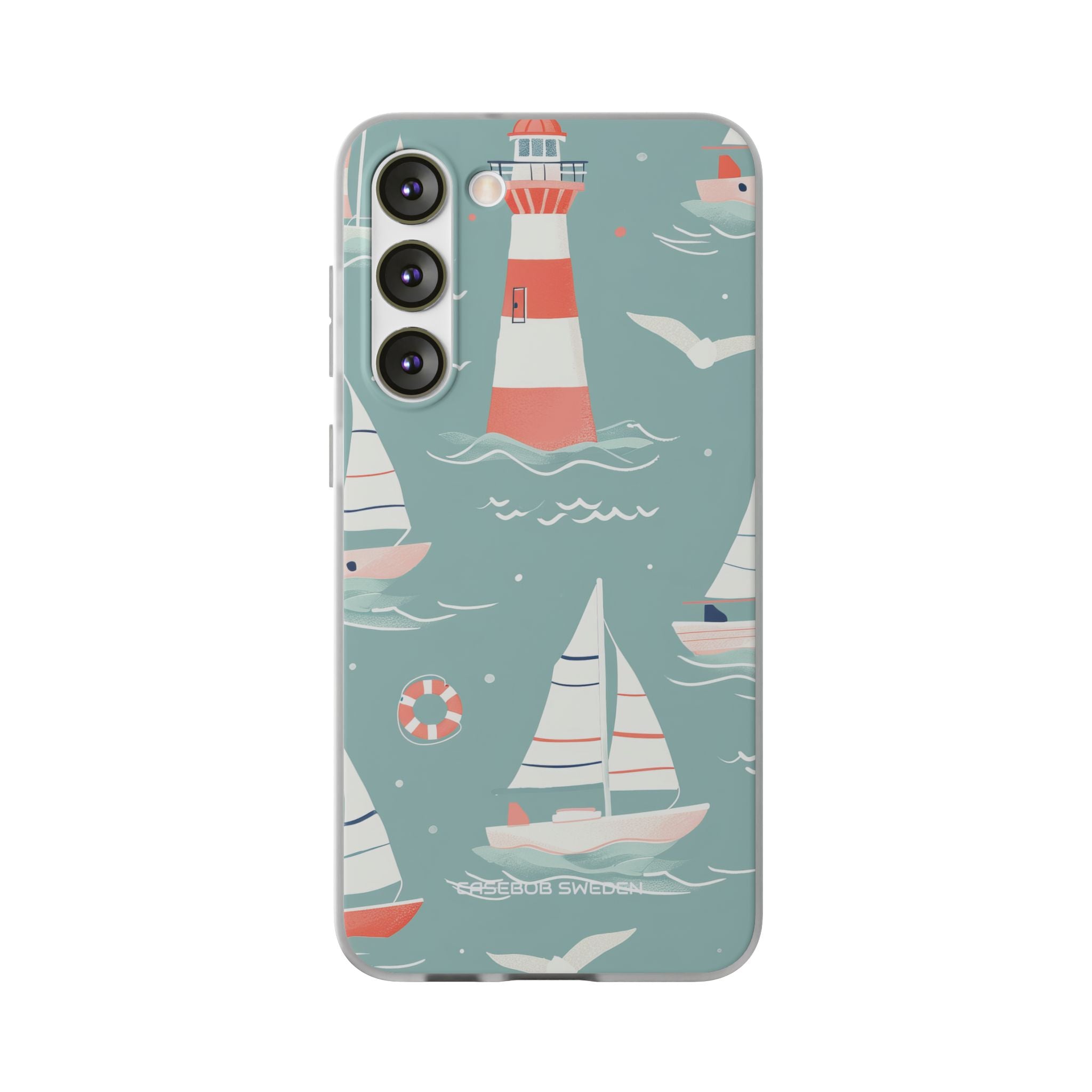 Lighthouse Nautical Charm - Flexi Samsung S23 Phone Case