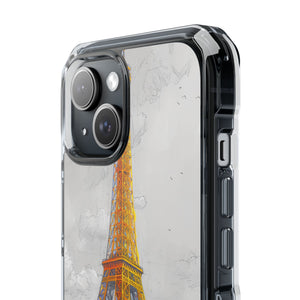 Autumnal Parisian Glow - Phone Case for iPhone (Clear Impact - Magnetic)