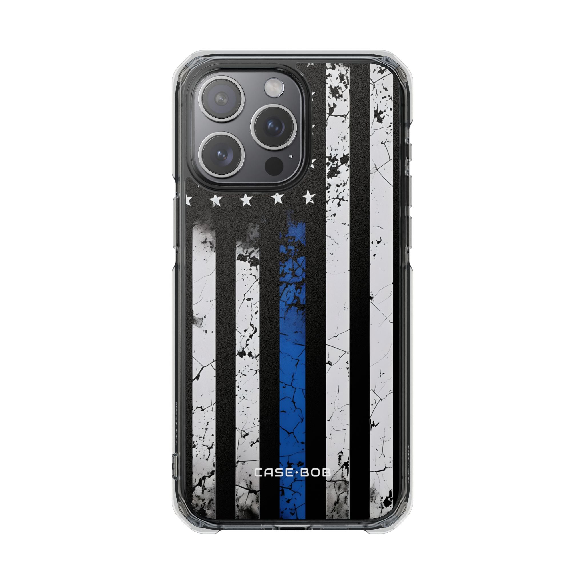 Blue Stripe Flag iPhone 15 Pro Max Case - Impact