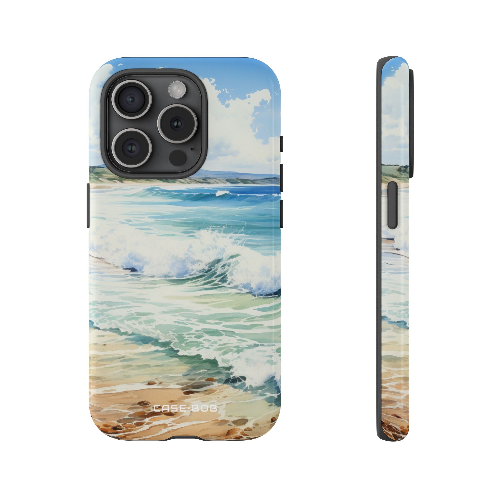 Foamy Wave Breeze iPhone 15 Pro Case - Tough