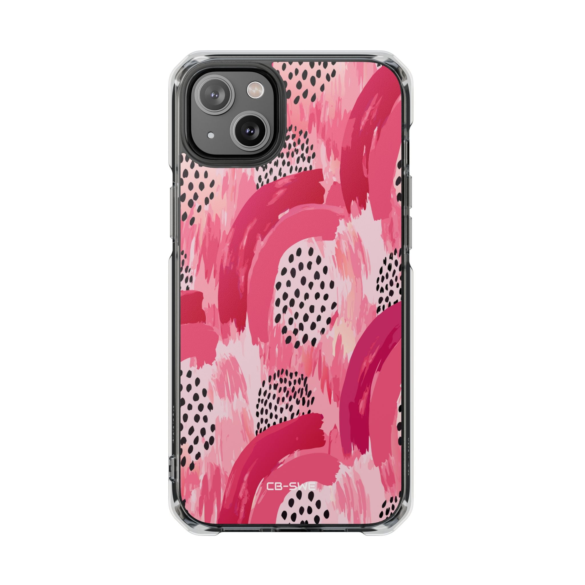 Vibrant Brushwork Dance iPhone Case - Impact