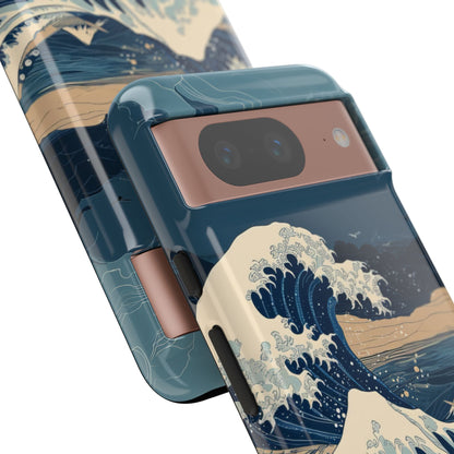 Cresting Blue Wave Google Pixel 8 Case - Tough