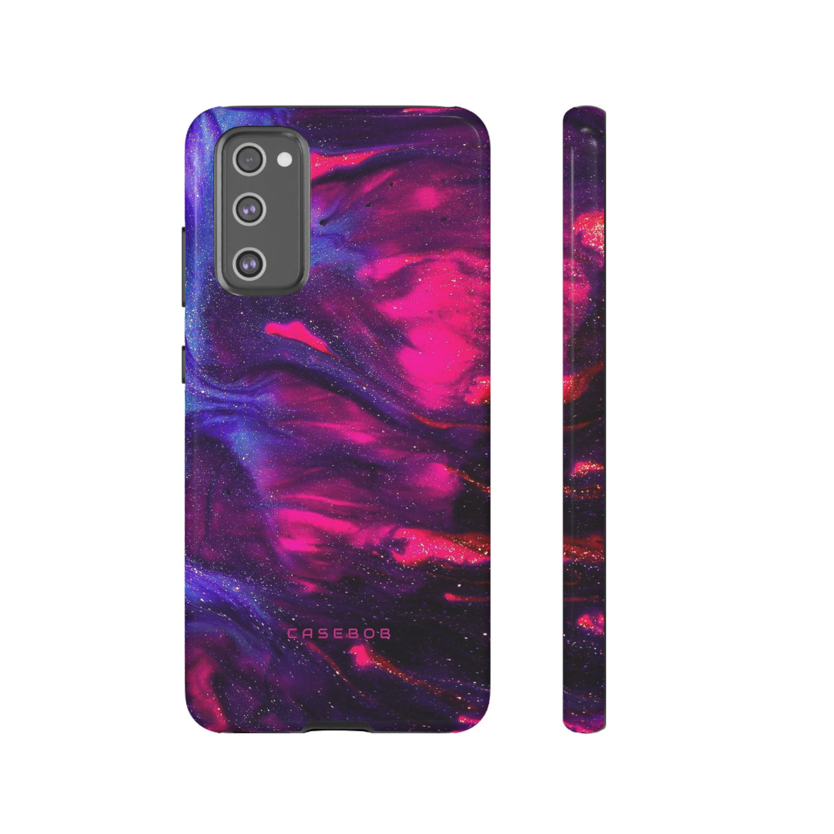 Deep Purple Ink Art - Protective Phone Case