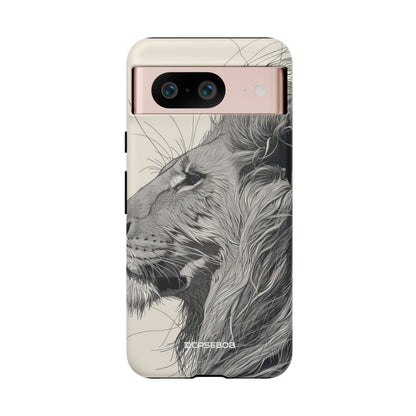 Majestic Lion: Grayscale Elegance - for Google Pixel 8