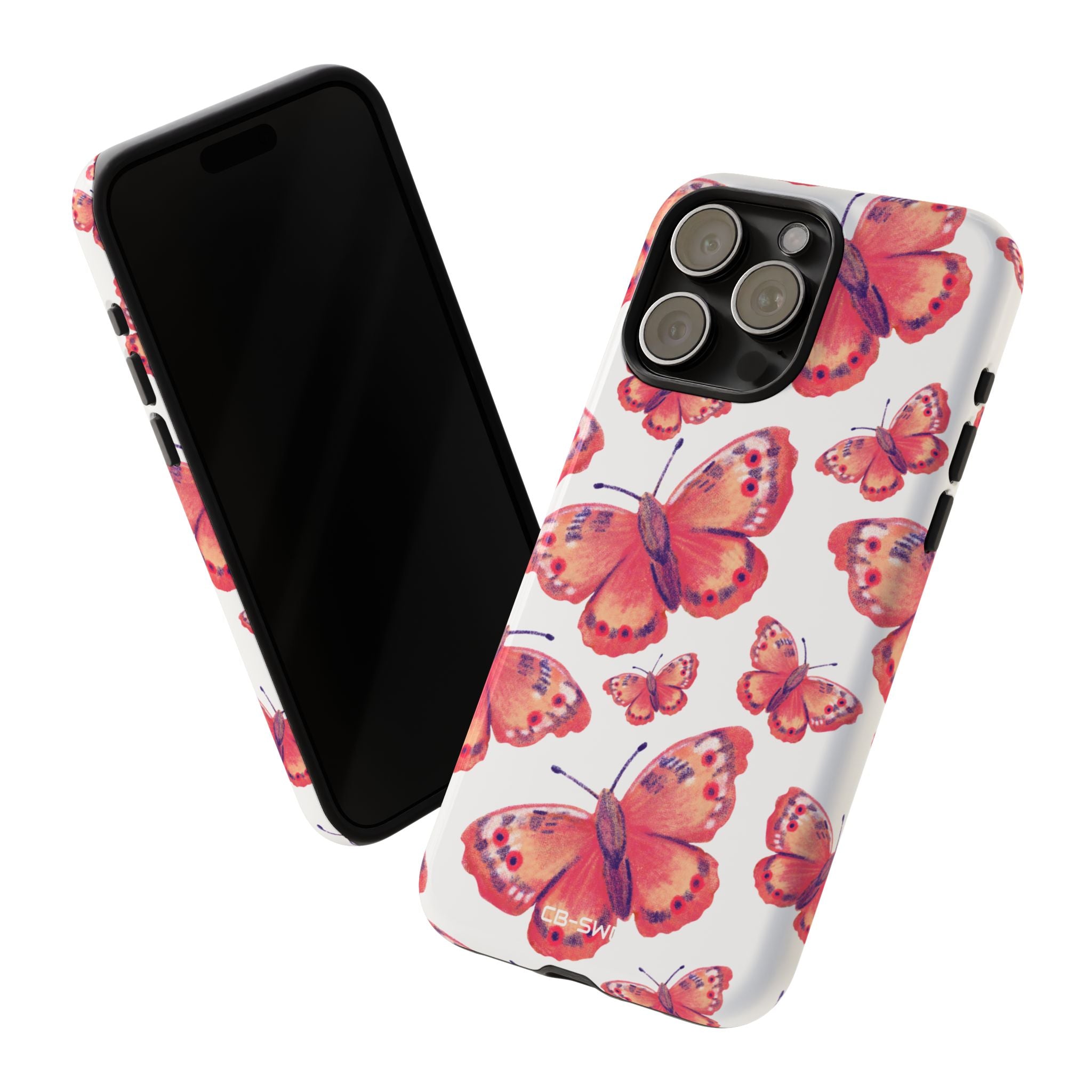 Vibrant Butterfly Dance - iPhone Case