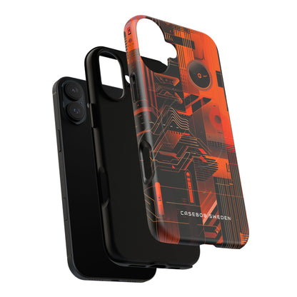 Gradient Circuitburst iPhone 16  Tough+ Phone Case