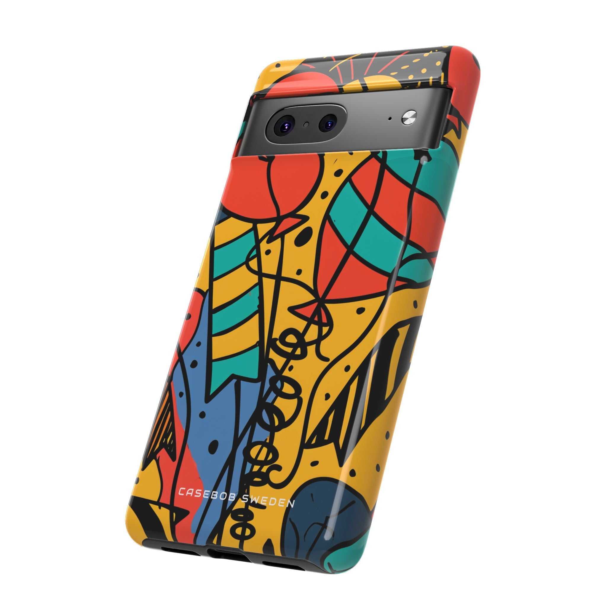 Playful Lines in Motion Google Pixel 7 - Tough Phone Case