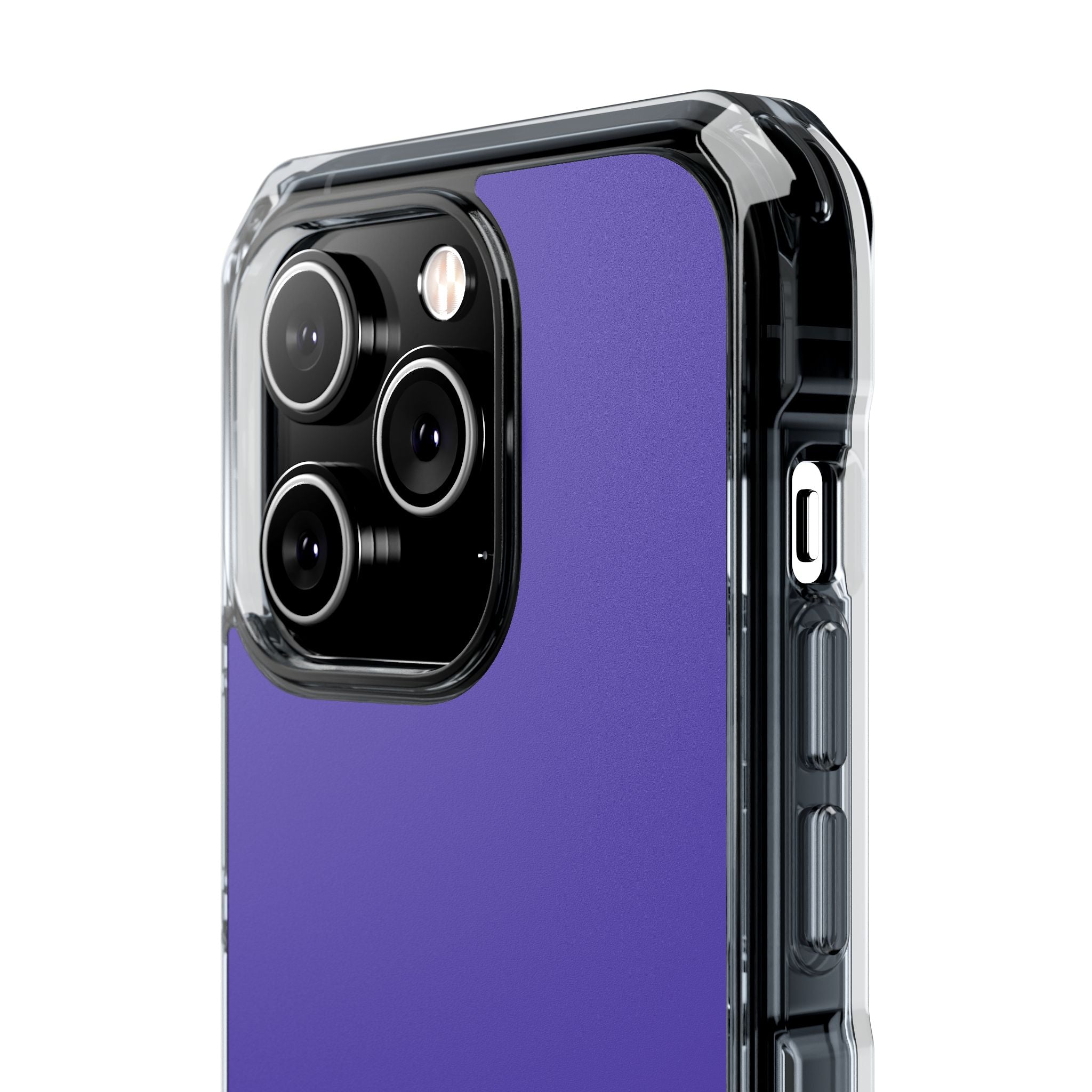 Plump Purple - Clear Impact Case for iPhone