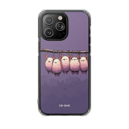 Bats Hang Playfully iPhone Case - Impact