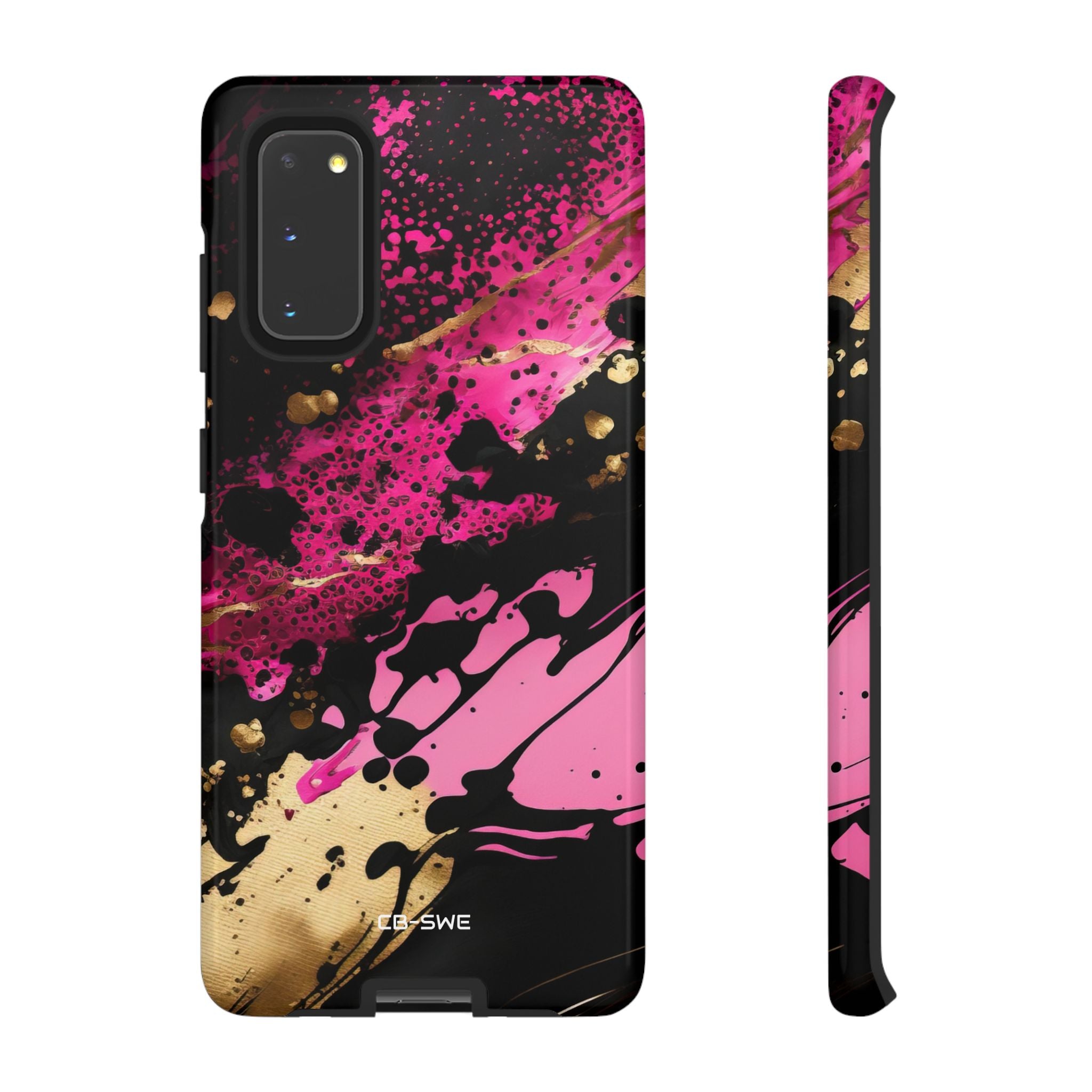 Dynamic Splatter Elegance - Samsung Case