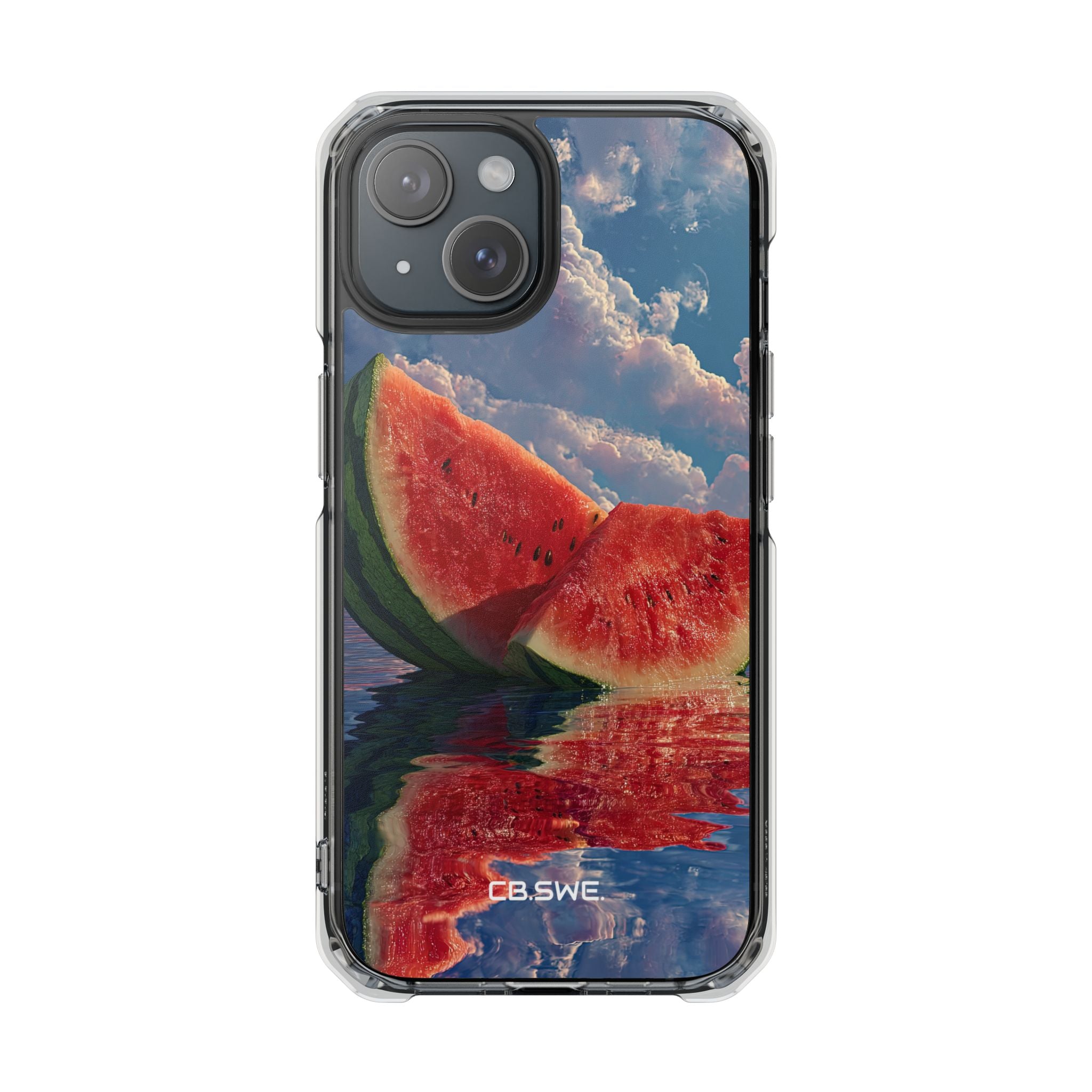 Watermelon reflections dreamscape iPhone 15 - Impact Clear+