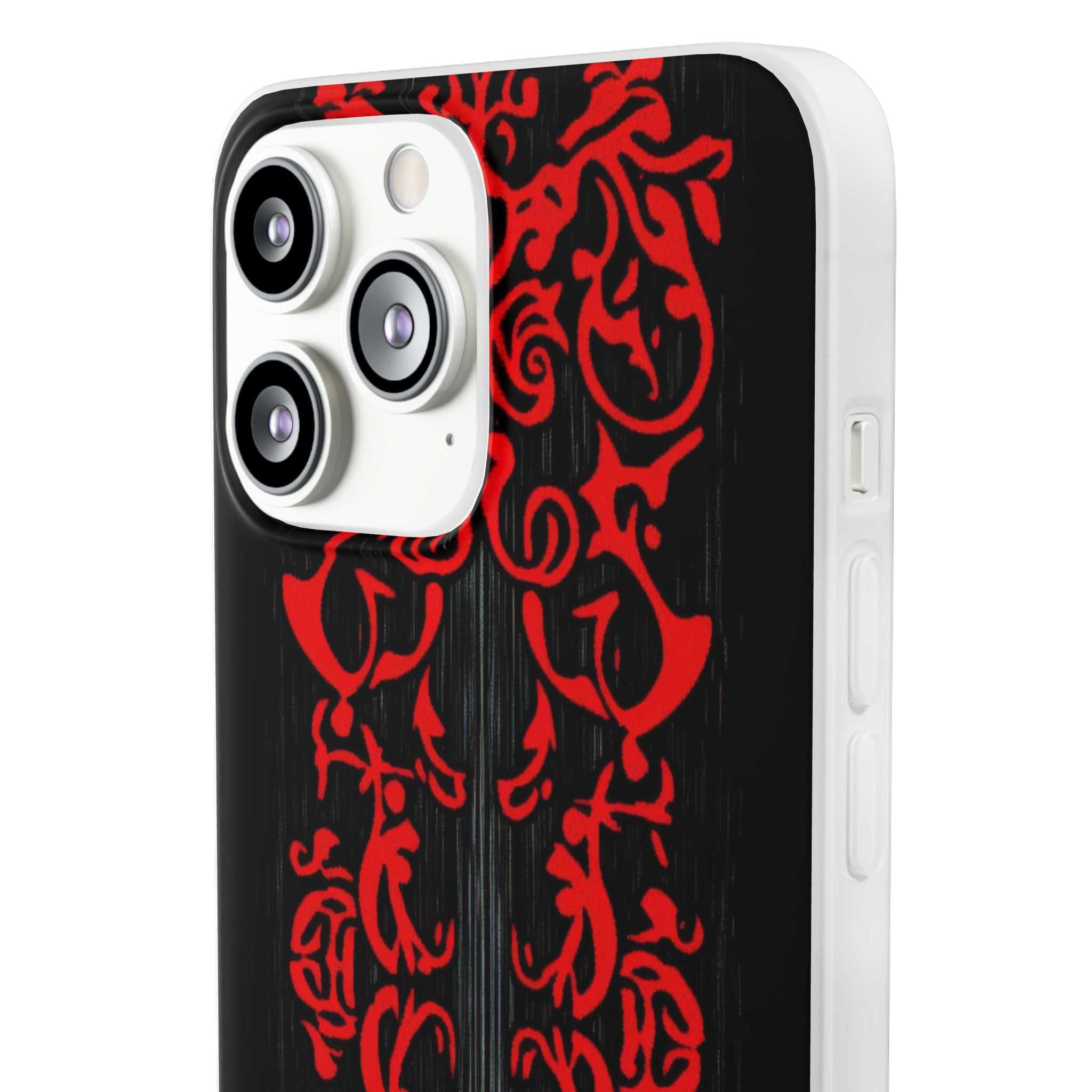 Gothic Crimson Symmetry iPhone 13 - Flexi Phone Case