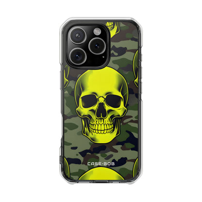 Neon Skull Camo iPhone 16 Pro Case - Impact