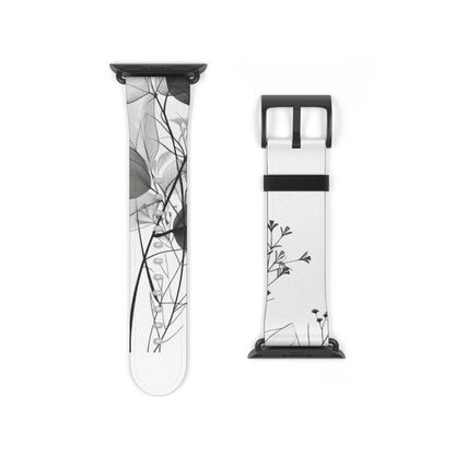 Silver Leaves - Watch Band