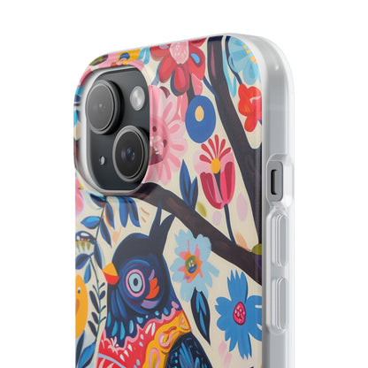 Owl Bloom iPhone 15 Case - Soft