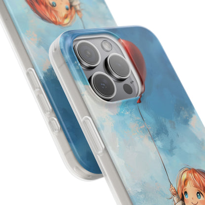 Heart Balloon Whimsy iPhone 15 Pro Max Case - Soft