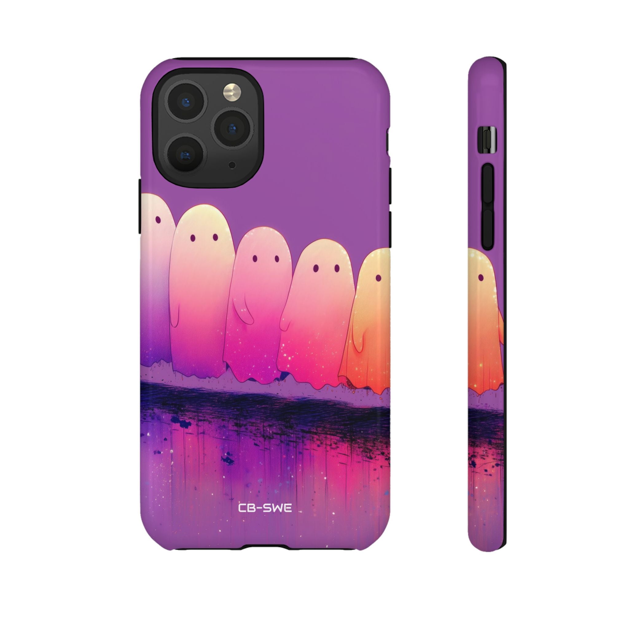 Ghosts Dance Playfully - iPhone Case