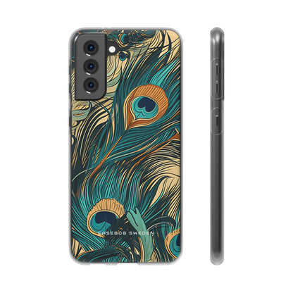 Art Nouveau Peacock Elegance Samsung S21 - Flexi Phone Case