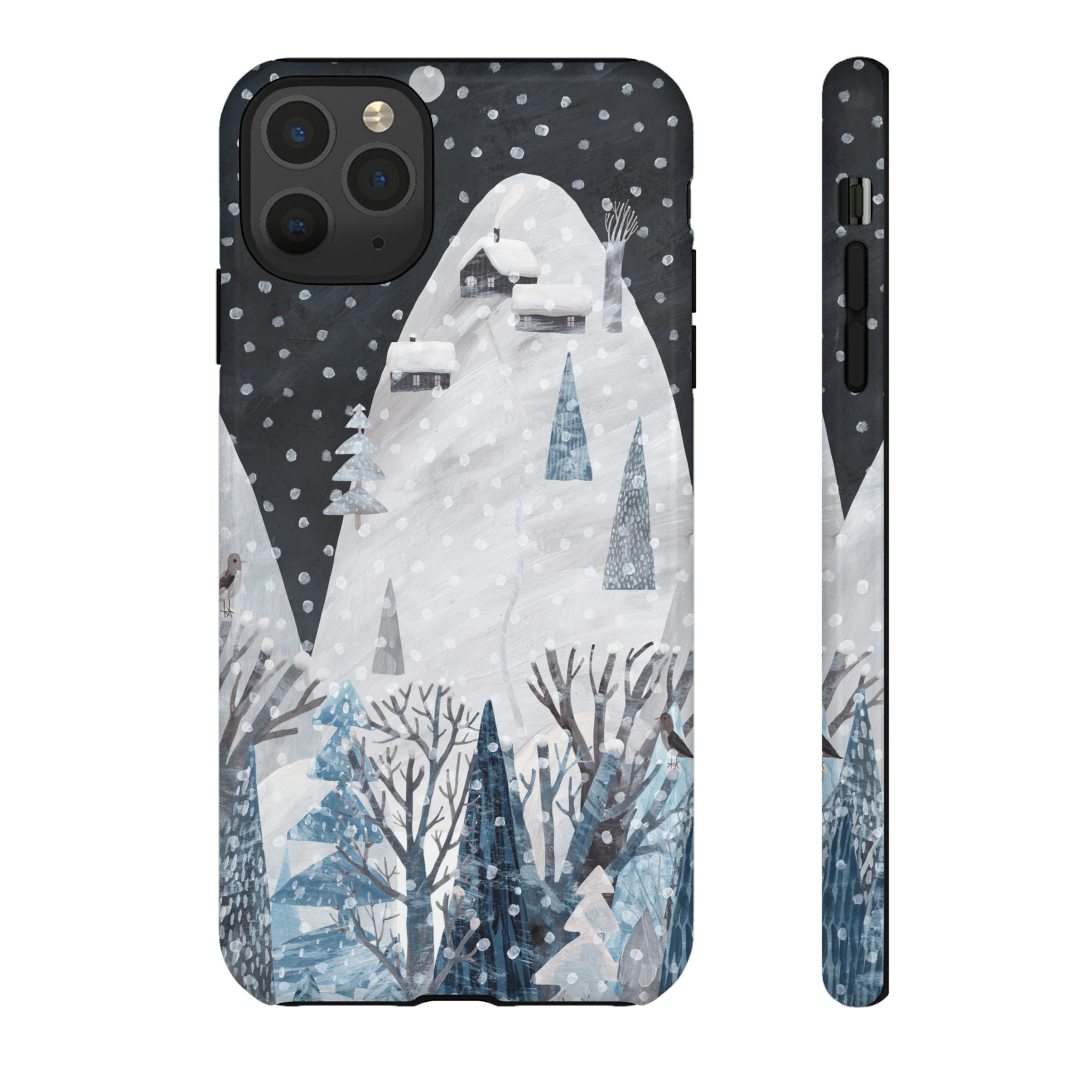 Cute Winter Landscape - Protective Phone Case