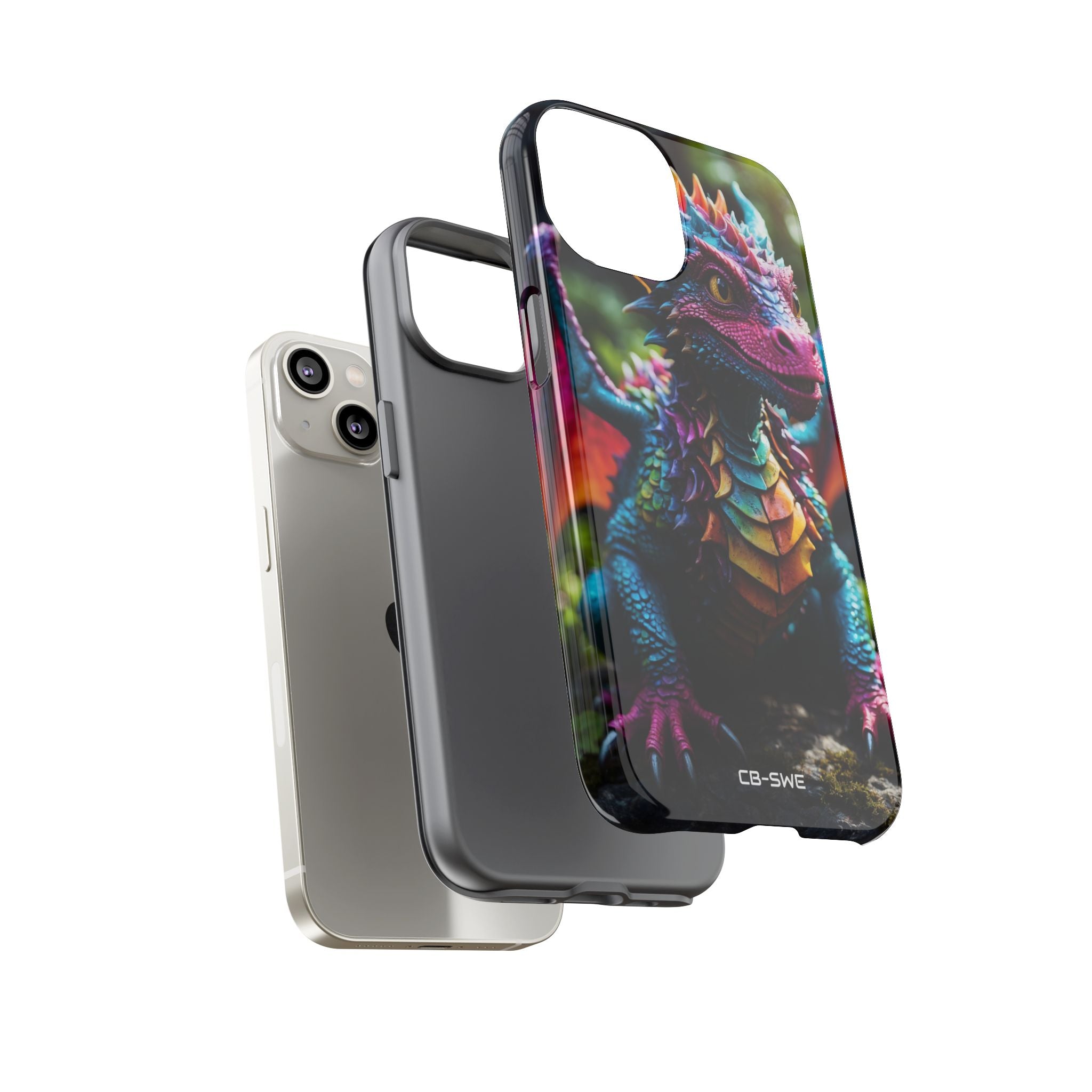 Friendly Dragon Smiles - iPhone Case