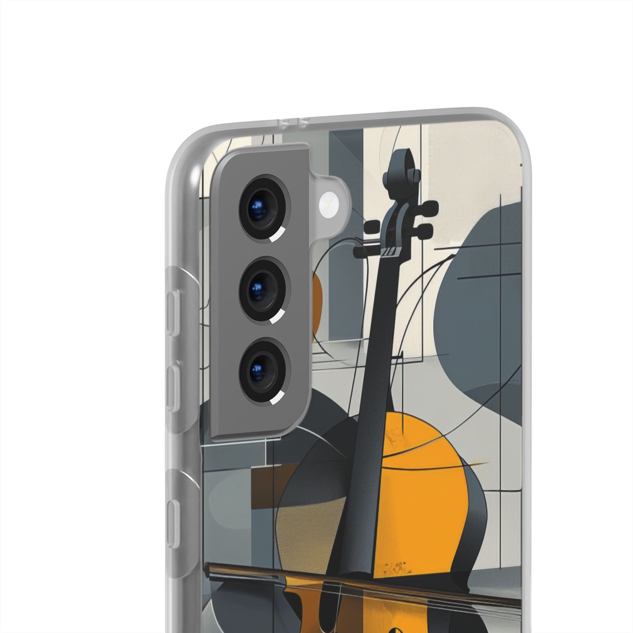 Cello Abstraction | Flexible Phone Case for Samsung Galaxy