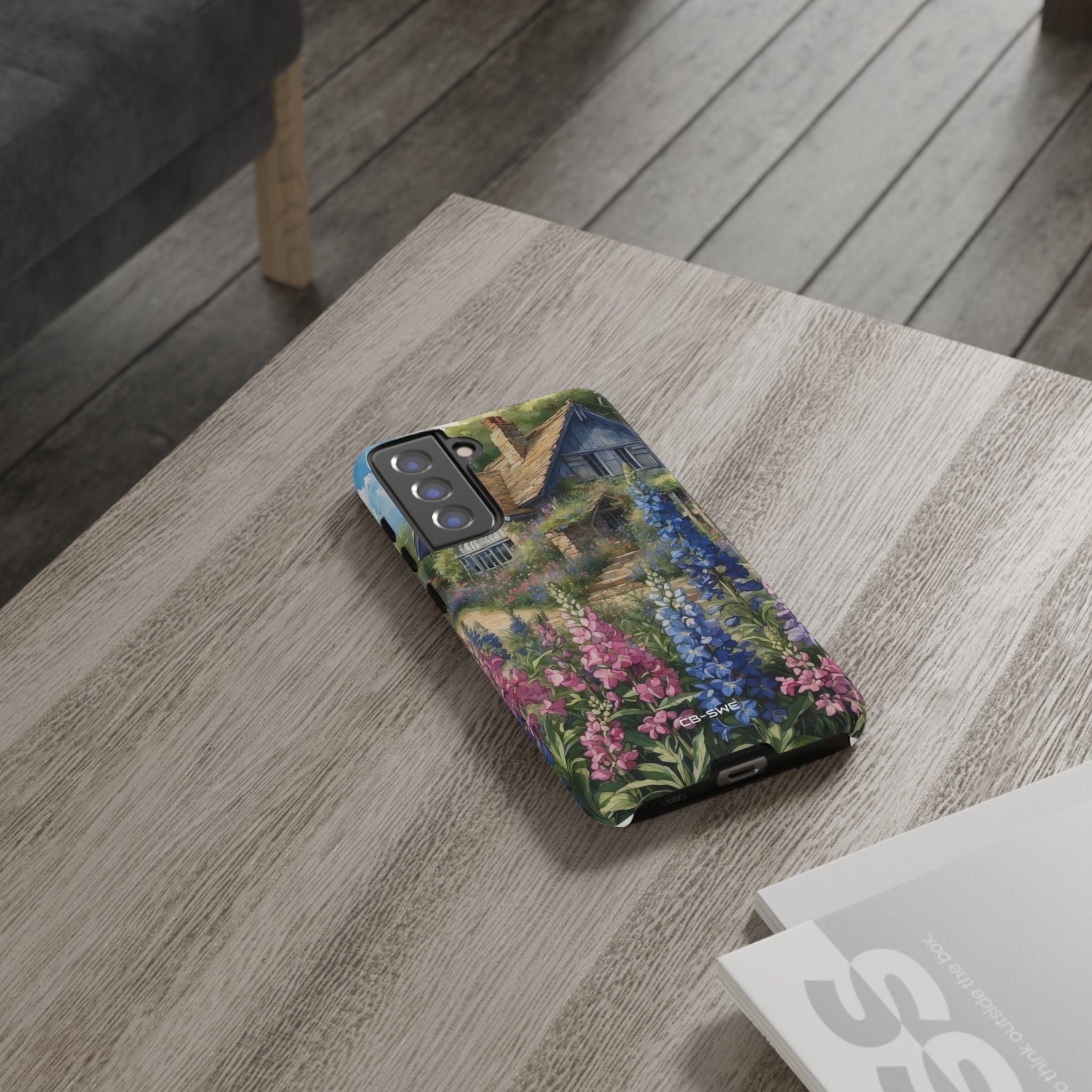 Cottage Surrounded Blossoms - Samsung Case