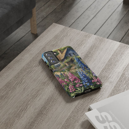 Cottage Surrounded Blossoms - Samsung Case