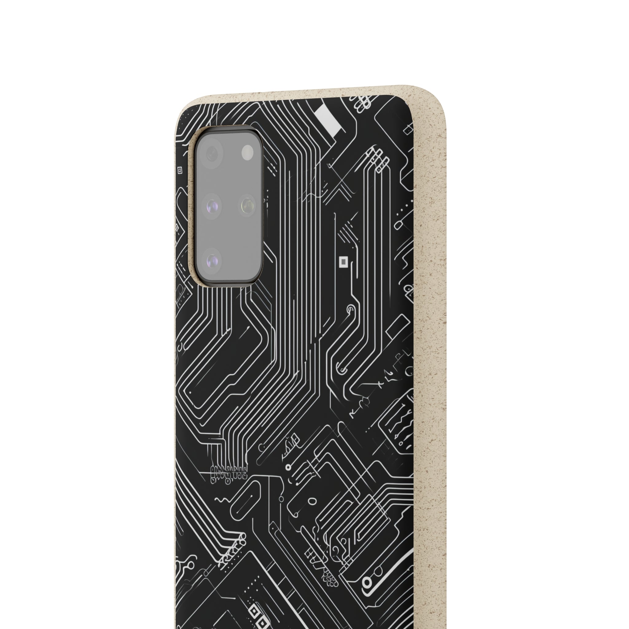 Cyber Circuitry Art | Biodegradable Phone Case