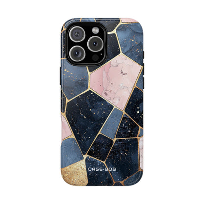 Golden Mosaic iPhone 16 Pro Max Case - Tough
