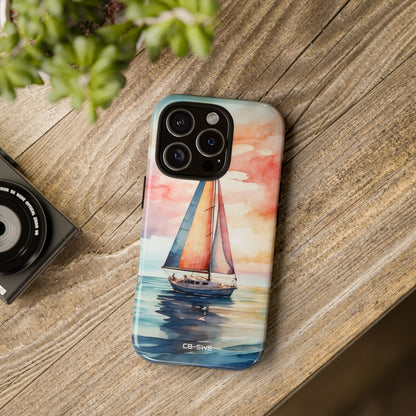 Sailboat Glides Calm - iPhone Case