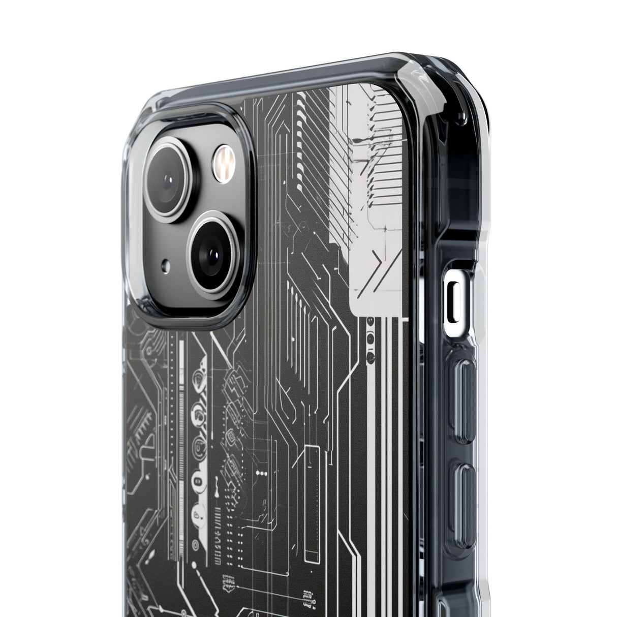 Circuitry Aesthetics - Phone Case for iPhone (Clear Impact - Magnetic)