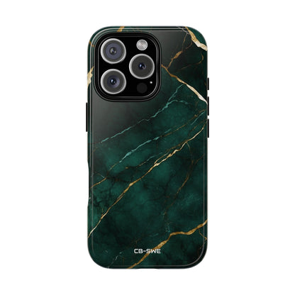 Emerald Veins Flow - iPhone Case