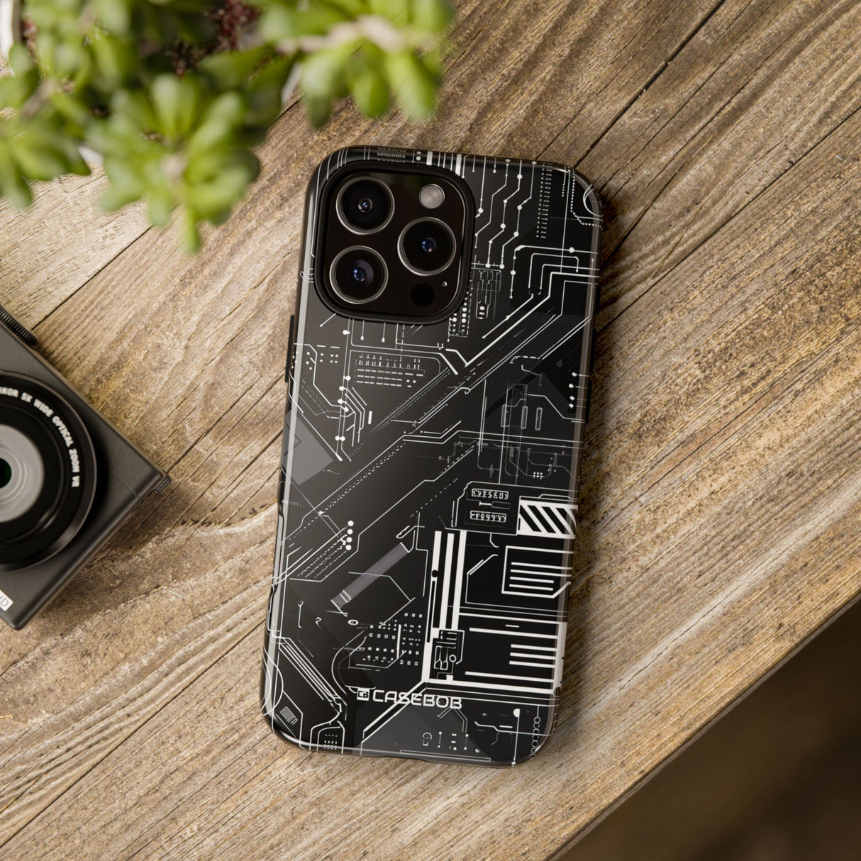 Circuitry Elegance: Futuristic Precision - for iPhone 16