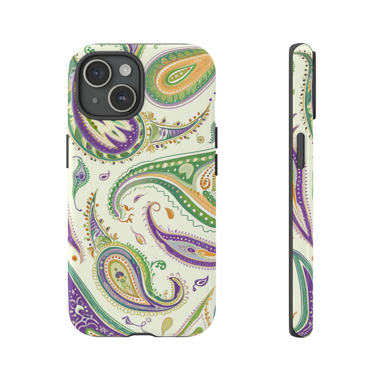 Paisley Pastell Eleganz - Schutzhülle fürs Handy