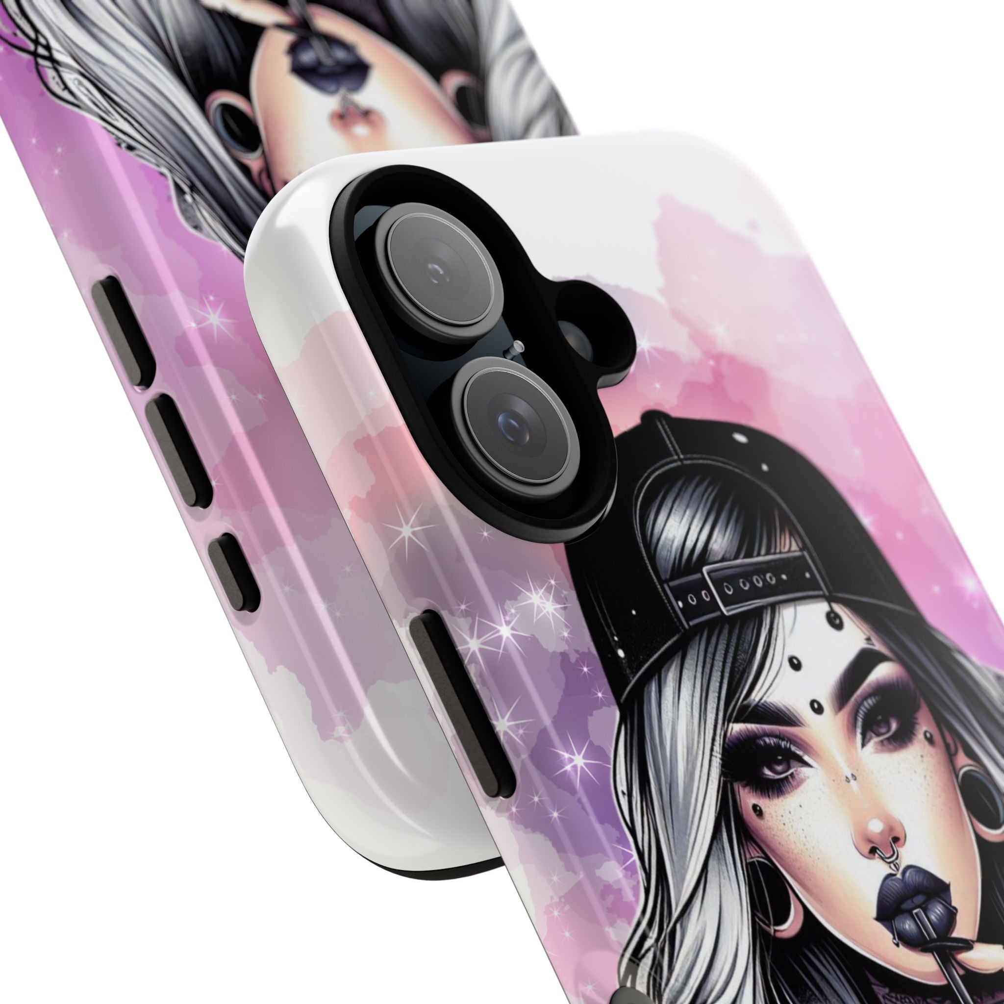 Silver Sip Nebula iPhone 16 Pro Case - Tough