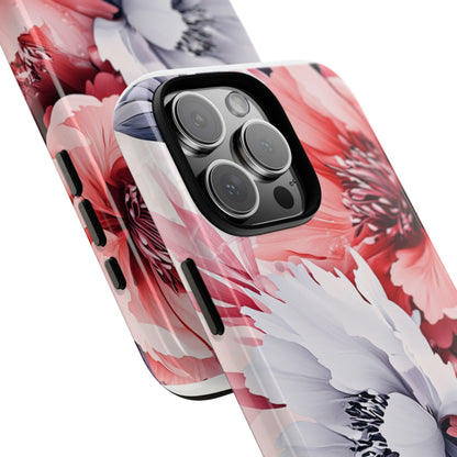 Coral Bloom iPhone 16 Pro Max Case - Tough