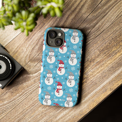 Snowman Parade iPhone 15 Case - Tough