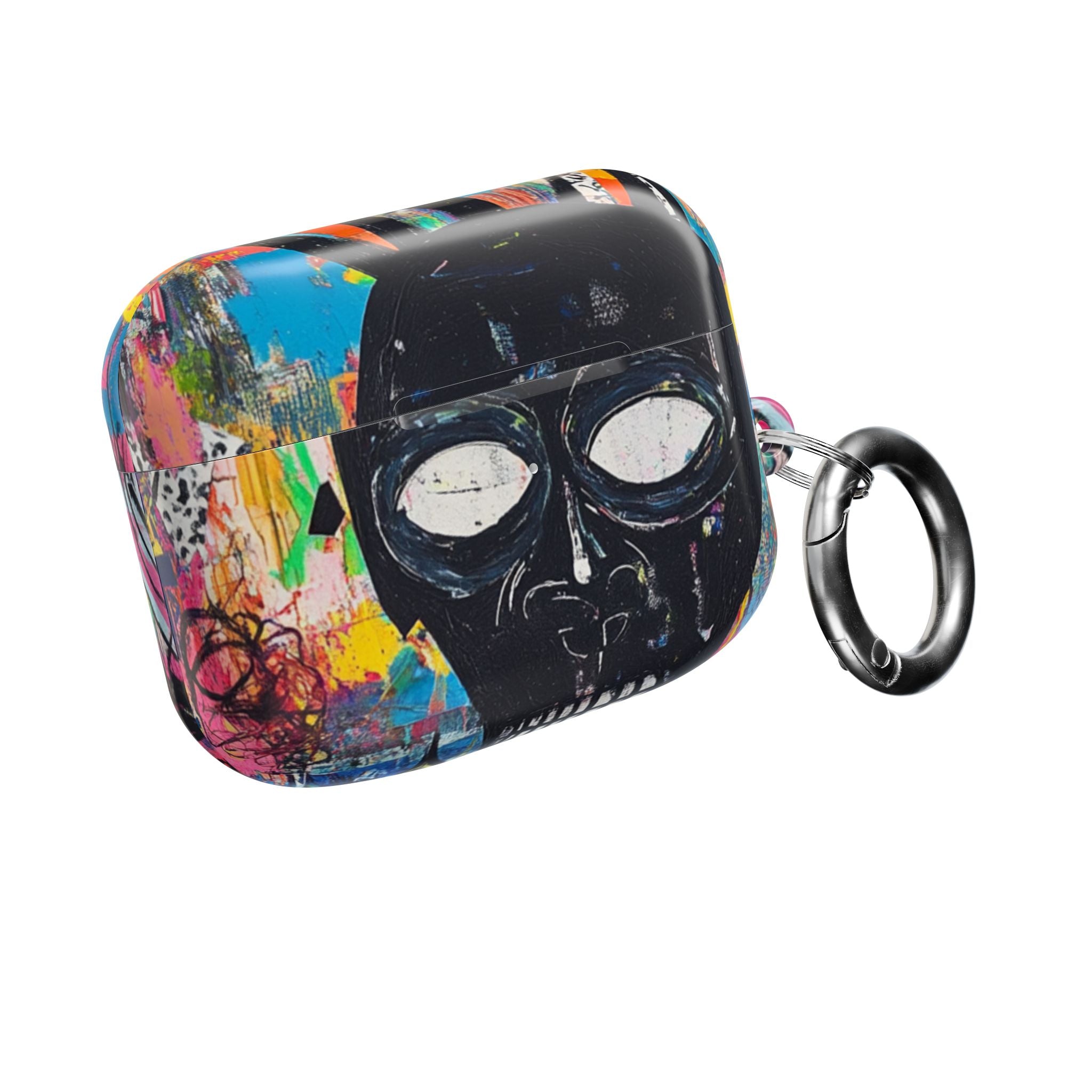 Neon Skull Burst - AirPods Case